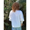 Women's Ruffle Collar Blouse - Joy Joy - 4 of 4