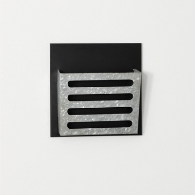 Sullivans Single Wall File Pocket Organizer 12"H Silver