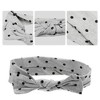 Unique Bargains Cotton Polka Dot Bow Headband Fashion Cute Hair Band for Child 7.7 Inch - 3 of 4