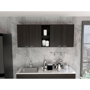 NicBex Sideboard Buffet Cabinet Modern Design Wall Storage Cabinet 150" Cabinet with Built-in Dish Rack and Holder for Dining Room - 1 of 4