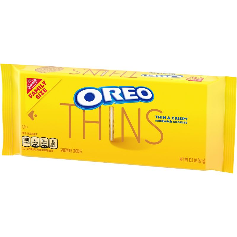 OREO Thins Golden Sandwich Cookies Family Size - 13.1oz, 5 of 14