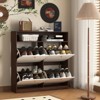 SKRAN Modern Furniture: Shoe Storage Cabinet with Drawers，Entryway Shoe Storage Solutions for Entryway - 2 of 4
