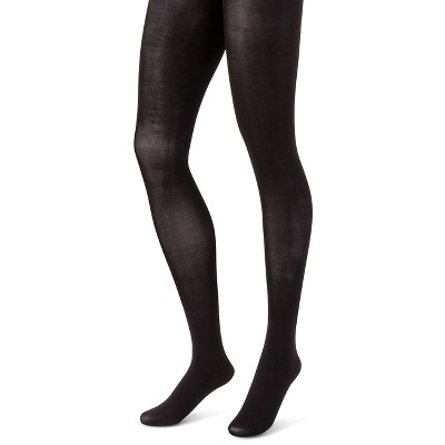 Hanes Premium Women's 2pk Opaque Tights - Black : Target