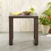 UPTIOT Square Metal Outdoor Side Table - 4 of 4