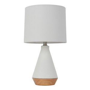 Modern Tapered Ceramic Table Lamp White (Includes Energy Efficient Light Bulb) - Project 62 , Size: Lamp with Energy Efficient Light Bulb