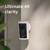 Ring Outdoor Cam Pro, Plug-In Retinal 4K for the Ultimate wide-angle video, 10x Enhanced Zoom, Low-Light Sight for full-color night vision - White - 2 of 4