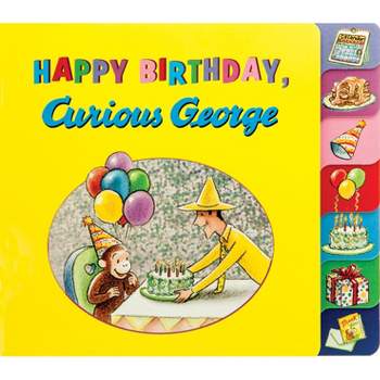 Happy Birthday, Curious George - by  H A Rey (Board Book)