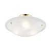 Livex Lighting Oasis 3 - Light Flush Mount in  Polished Brass - 4 of 4