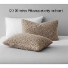 LISM 12"x20" Teddy Faux Fur Pillowcases,Decorative Lumbar Pillow Covers Set of 2 - 3 of 4