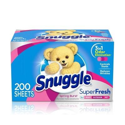 Snuggle Super Fresh Sheet Spring Burst - 200ct
