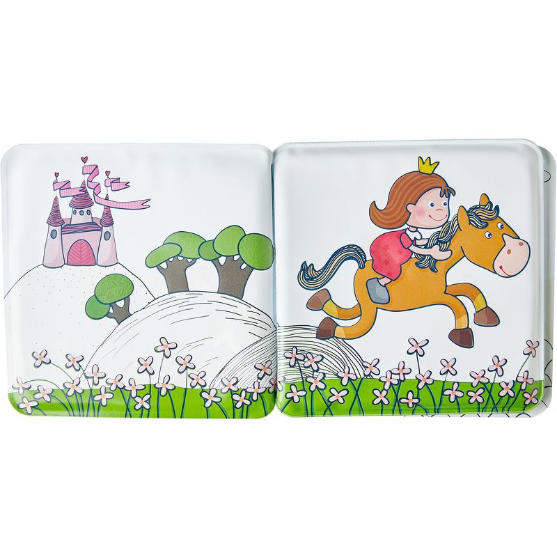 HABA Magic Bath Book Princess - Wet the Pages to Reveal Colorful Background - Great for Tub or Pool, 4 of 8