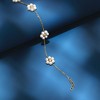 Pure Collection by Ross-Simons 3-3.5mm Cultured Pearl Flower Bracelet in 14kt Yellow Gold - 2 of 4