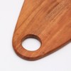 SEVOBAL Serving Platters Handmade Teak Wood Cheese and Bread Board with Natural Symmetry Modern Design for Cakes, Appetizers, Brown, 10"*16"*0.62" - 4 of 4
