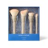 Sonia Kashuk™ Limited Edition Ribbed Face Makeup Brushes - 4ct - 2 of 3