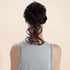 Unique Bargains Women's Nature Long Hair Wig Hair Clip 9.84inch Dark Brownish Red 1 Pc - 3 of 4