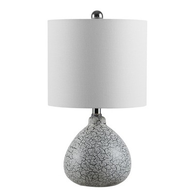 Blithe Ceramic Table Lamp  - Grey Crackle  - Safavieh