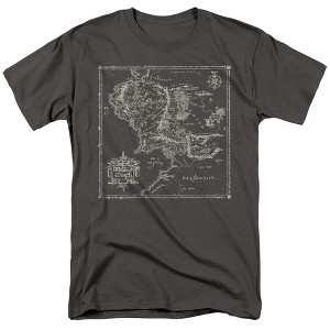 Men's Lord Of The Rings Map Of Me T-Shirt - 1 of 4