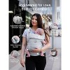 GROWNSY Baby Carrier Newborn to Toddler, Breathable Mesh Carrier(7-44lbs) with One-Click Sliding Clasp, Head Support - 4 of 4