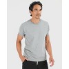Men's Heather Gray Short Sleeve Crew Neck 3-Pack - True Classic - 3 of 4