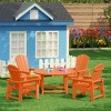 WestinTrends Malibu Kids 5-Piece HDPE Outdoor Patio Round Dining Table and Chairs Set - 2 of 4