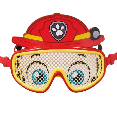 Photo 1 of  TWO Swimways Nickelodeon PAW Patrol Character Kids Deluxe Swim Goggles Mask - Marshall