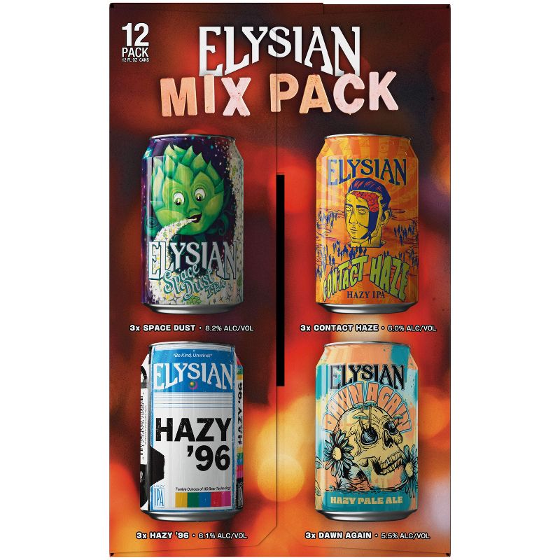 Elysian Brewing Variety Mix Pack - 12pk/12 fl oz Cans, 4 of 10