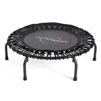 JumpSport 430 44-Inch In-Home Rebounder Fitness Trampoline with Long-Lasting Premium Bungees and Included Workout DVDs