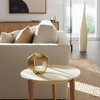 Twisted Hammered Ring Table Sculpture and Statues for Kitchen Decor, Coffee Table Decor, and Decorations for Living Room Shelf Display - 4 of 4
