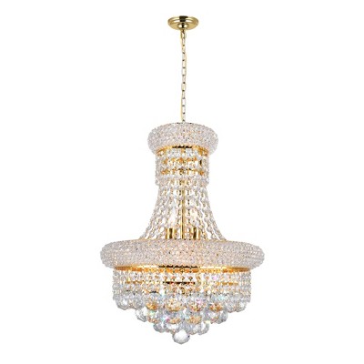 CWI Lighting Empire 6 Light Chandelier With Gold Finish