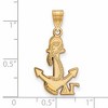 Black Bow Jewelry 14k Yellow Gold Plated Sterling Silver Delta Gamma Greek Life Medium Pendant - 2 of 3