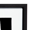 Kate and Laurel Sylvie Modern Block Print Framed Canvas by Statement Goods, 18x24, Black - 3 of 4
