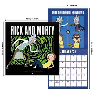 Trends International 2025 Rick And Morty Wall Calendar - 1 of 4