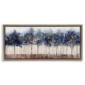 Stupell Industries Trees with Modern Splash, 31" x 14" - 1 of 4