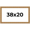 PosterPalooza | Contemporary Gold Picture Frame - UV Acrylic, Backing Board, Hanging Hardware Included - 2 of 4