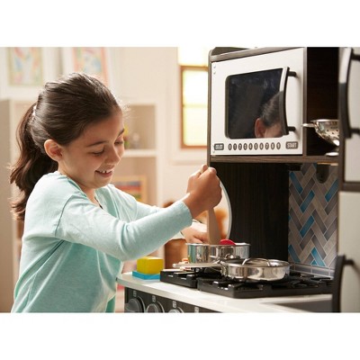 Melissa & Doug Chef's Kitchen Pretend Play Set - Charcoal