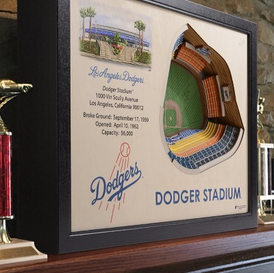 Los Angeles Dodgers 3D Stadium Replica Wall Art