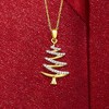 Ross-Simons 0.10 ct. t.w. Diamond Tree Pendant Necklace in 14kt Yellow Gold - 2 of 3