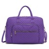 MKF Collection Jayla Solid Quilted Cotton Women’s Duffle Bag by Mia K - 2 of 4