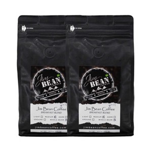 Jim Bean Coffee 14 oz Breakfast Blend Ground Medium Roast Coffee - Pack of 2 - 1 of 4