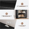 71.8'' Corner Bookshelf, 5-Tier Wooden Farmhouse Bookcase w/Anti-Tipping Kit, Storage Organizer - 4 of 4