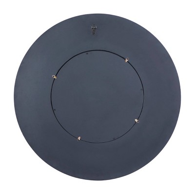 Coastal Charm Full-Length Oval Wood & Shell Wall Mirror