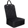 Costway Waterproof Pet Front Seat Cover For Cars Nonslip Rubber Backing w/ Anchor Black - 2 of 4