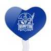 Hampton University Pirates Logo Heart Love Cupcake Picks Toppers Decoration Set of 6 - 2 of 4