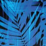 blue electric palm