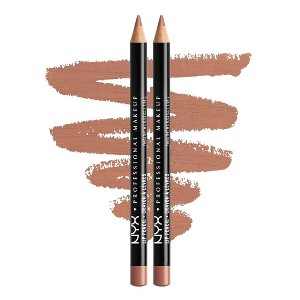 NYX PROFESSIONAL MAKEUP Slim Lip Pencil (810 Natural) Long-Lasting Creamy Lip Liner | Sharpenable (PACK OF 2) - 1 of 4