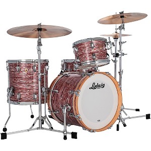 Ludwig Classic Maple 3-Piece Jazzette Shell Pack With 18" Bass Drum Pink Oyster - 1 of 3