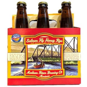 Madison River Salmon Fly Honey Rye Beer - 6pk/12 fl oz Bottles - 1 of 2