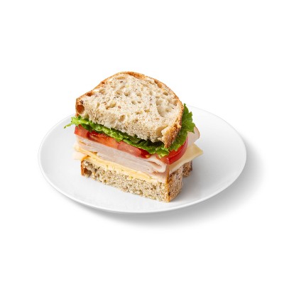 Half Turkey Havarti Sandwich - 3oz - Good &#38; Gather&#8482;