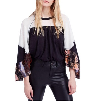 Free People Womens Friday Fever Pullover Blouse