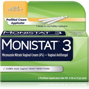Monistat 3 feminine area Antifungal Cream, 3 Ct - 1 of 4